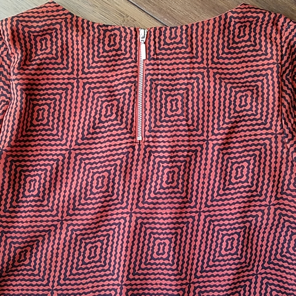 🦃 2 for $15 🦃 H&M Dress/ Tunic Rust & Black Pattered- size 8 🎉HP🎉 - Picture 6 of 8